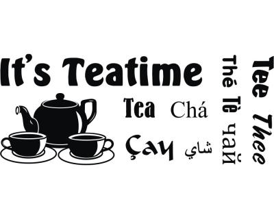 Wandtattoo Küche 'It's Teatime'