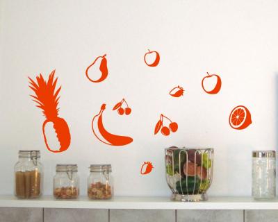 Wandtattoo Kche Obst / Frchte - Ansicht 2