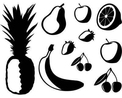 Wandtattoo Kche Obst / Frchte - Ansicht 1