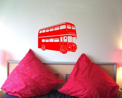 Wandtattoo Doppeldeckerbus
