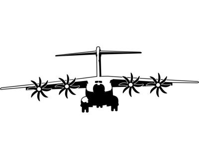 Wandtattoo Flugzeug / Transportflugzeug Wandtattoo
