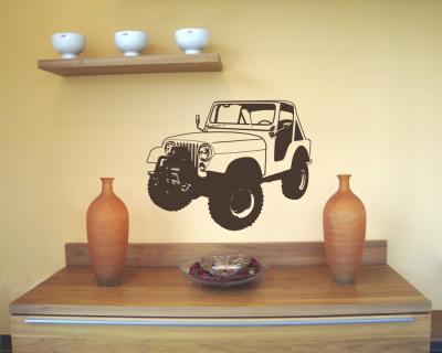Wandtattoo Jeep