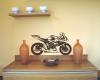 Wandtattoo Motorrad  Rennmotorrad Wandtattoo