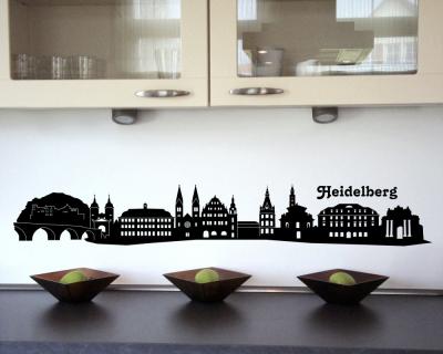 Wandtattoo Heidelberg Skyline - Ansicht 2