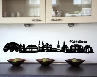 Wandtattoo Heidelberg Skyline Wandtattoo