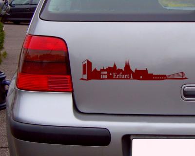 Erfurt Skyline Aufkleber Aufkleber