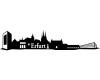 Erfurt Skyline Aufkleber Aufkleber