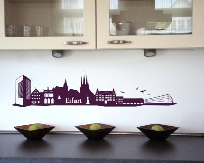 Wandtattoo Erfurt Skyline Wandtattoo