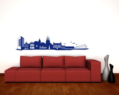Wandtattoo Erfurt Skyline Wandtattoo
