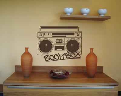 Wandtattoo Boombox Wandsticker - Ansicht 3