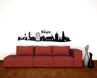 Wandtattoo Siegen Skyline - Ansicht 3
