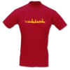 T-Shirt Kiel Skyline rot/goldgelb XL Sonderangebot