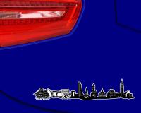 Kiel Skyline Autoaufkleber