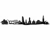 Kiel Skyline Wandtattoo Wandtattoo