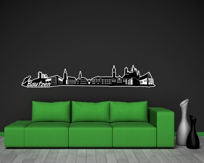 Bautzen Skyline Wandtattoo