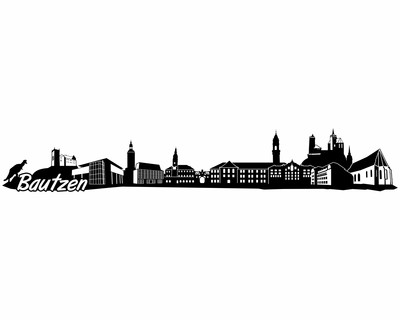 Bautzen Skyline Wandtattoo