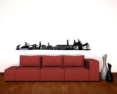 Wandtattoo Bautzen Skyline Wandtattoo