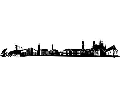 Wandtattoo Bautzen Skyline Wandtattoo