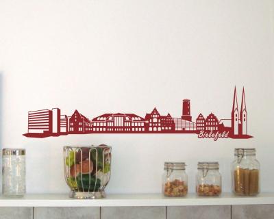 Wandtattoo Bielefeld Skyline - Ansicht 3