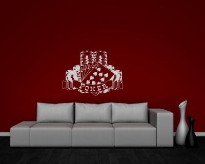 Wandtattoo Poker - Ansicht 2