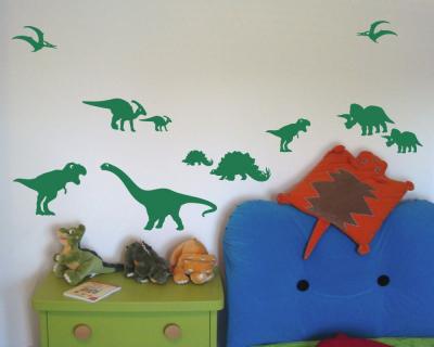 Wandtattoo Dinosaurier Set