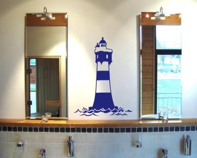 Wandtattoo Leuchtturm 'Roter Sand' - Ansicht 2