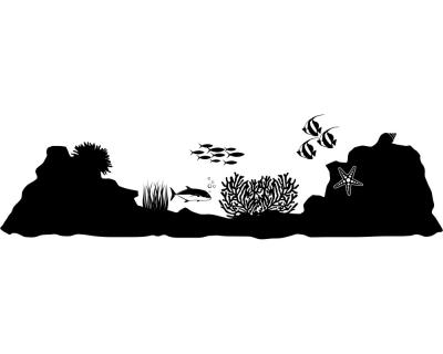 Wandtattoo Unterwasserwelt 'Paradiso' - Ansicht 1