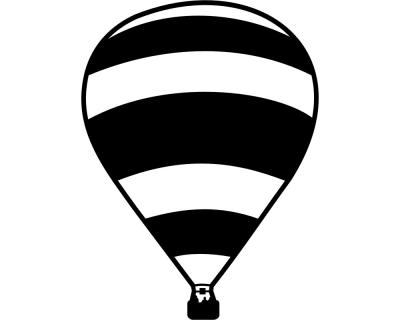 Wandtattoo Ballon ”Madame Thible” Wandtattoo