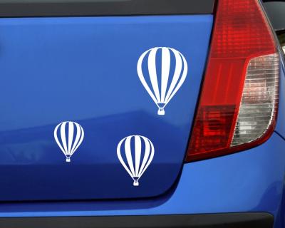 Ballon 'Montgolfier' 3er Aufkleber Set - Ansicht 3