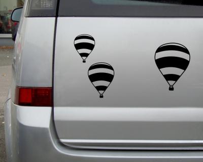 Ballon 'Madame Thible' 3er Aufkleber Set - Ansicht 2
