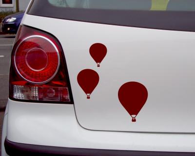 Ballon 'Rozier' 3er Aufkleber Set - Ansicht 2