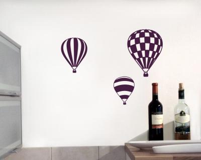 Wandtattoo Ballon 3er Set