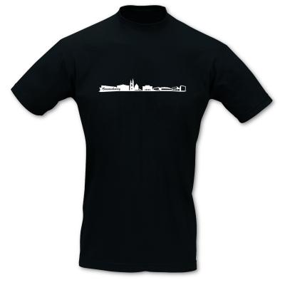 T-Shirt Braunschweig Skyline schwarz/wei M