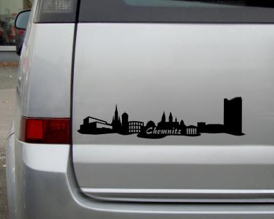 Chemnitz Skyline Aufkleber - Ansicht 2