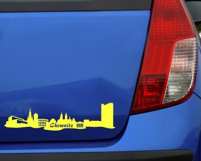 Chemnitz Skyline Aufkleber