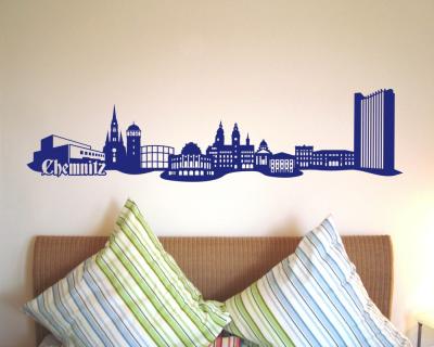 Wandtattoo Chemnitz Skyline Wandtattoo