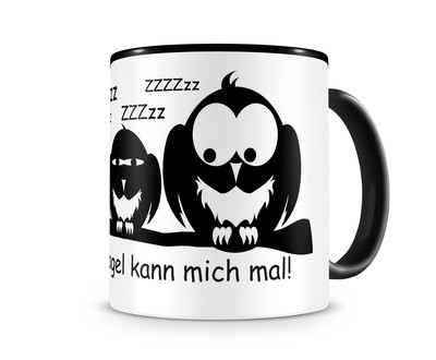 Tasse mit dem Motiv Der frhe Vogel kann mich mal! - Ansicht 3