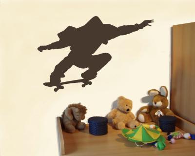Wandtattoo Skater  Boned Ollie 