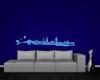 Wandtattoo Halle Skyline Wandtattoo