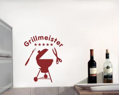 Grillmeister 5 Sterne Wandaufkleber