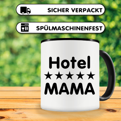 Tasse mit dem Motiv Hotel Mama - Ansicht 4