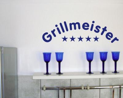 Wandtattoo  Grillmeister 