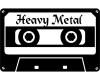 Heavy Metal Wandtattoo Cassette Wandtattoo