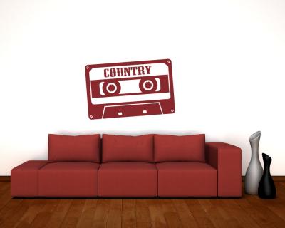 'Country' Wandtattoo Cassette - Ansicht 3