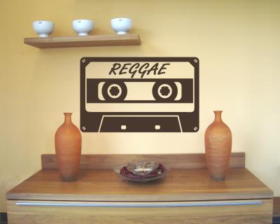 'Reggae' Wandtattoo Cassette - Ansicht 2