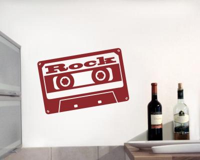 ”Rock” Wandtattoo Cassette Wandtattoo