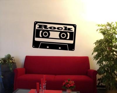 'Rock' Wandtattoo Cassette - Ansicht 3