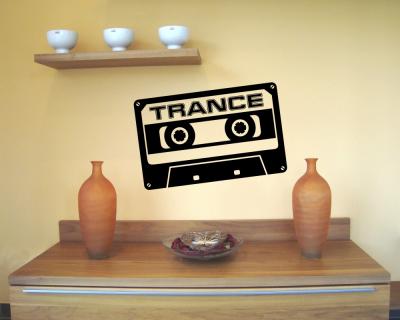 ”Trance” Wandtattoo Cassette Wandtattoo