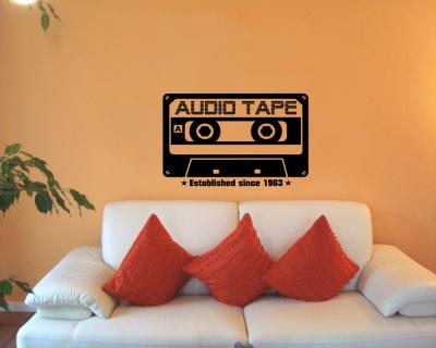 'Audio Tape since 1963' Wandtattoo - Ansicht 2