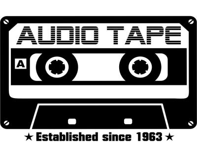 'Audio Tape since 1963' Wandtattoo